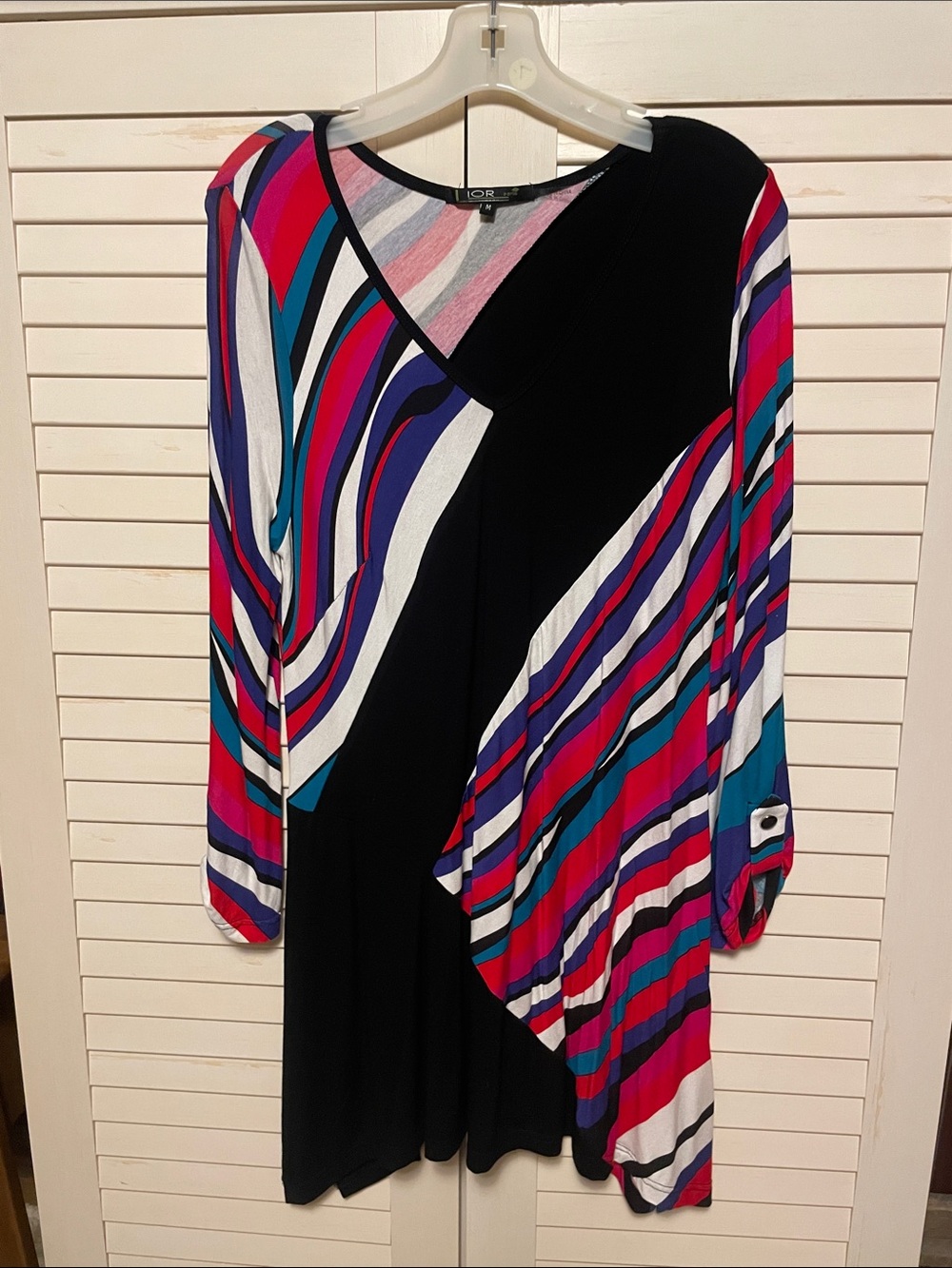 IOR Paris geometric paneled tunic